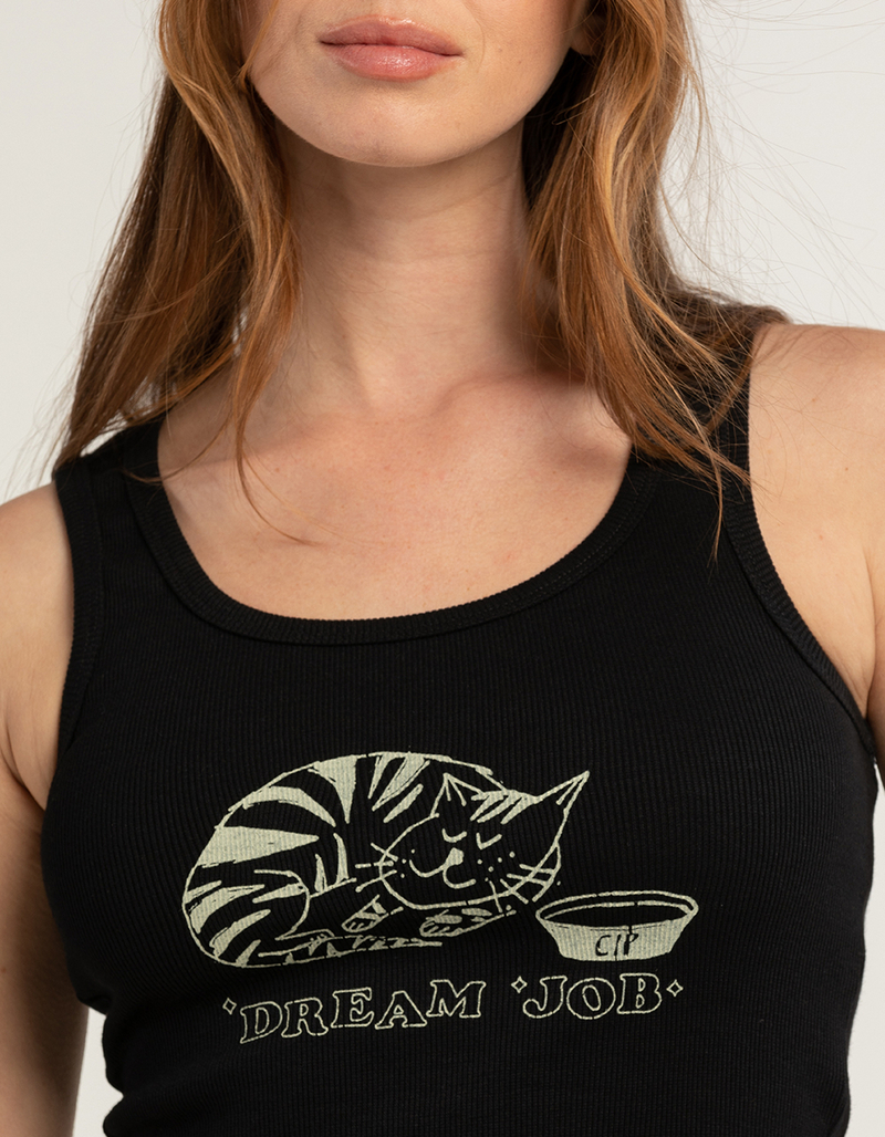 CONEY ISLAND PICNIC Dream Job Womens Crop Tank Top image number 2