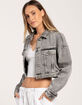 HIGHWAY Crop Denim Womens Jacket image number 2
