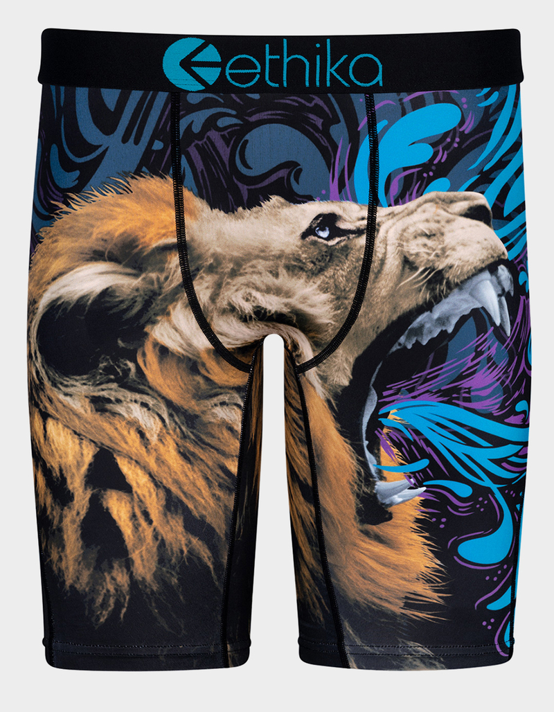 ETHIKA Painted Lion Staple Boys Boxer Briefs image number 0