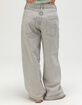 BDG Urban Outfitters Jaya Ticking Stripe Womens Low Rise Wide Leg Jeans image number 4