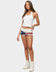 EDIKTED USA Foldover Shorts image number 4