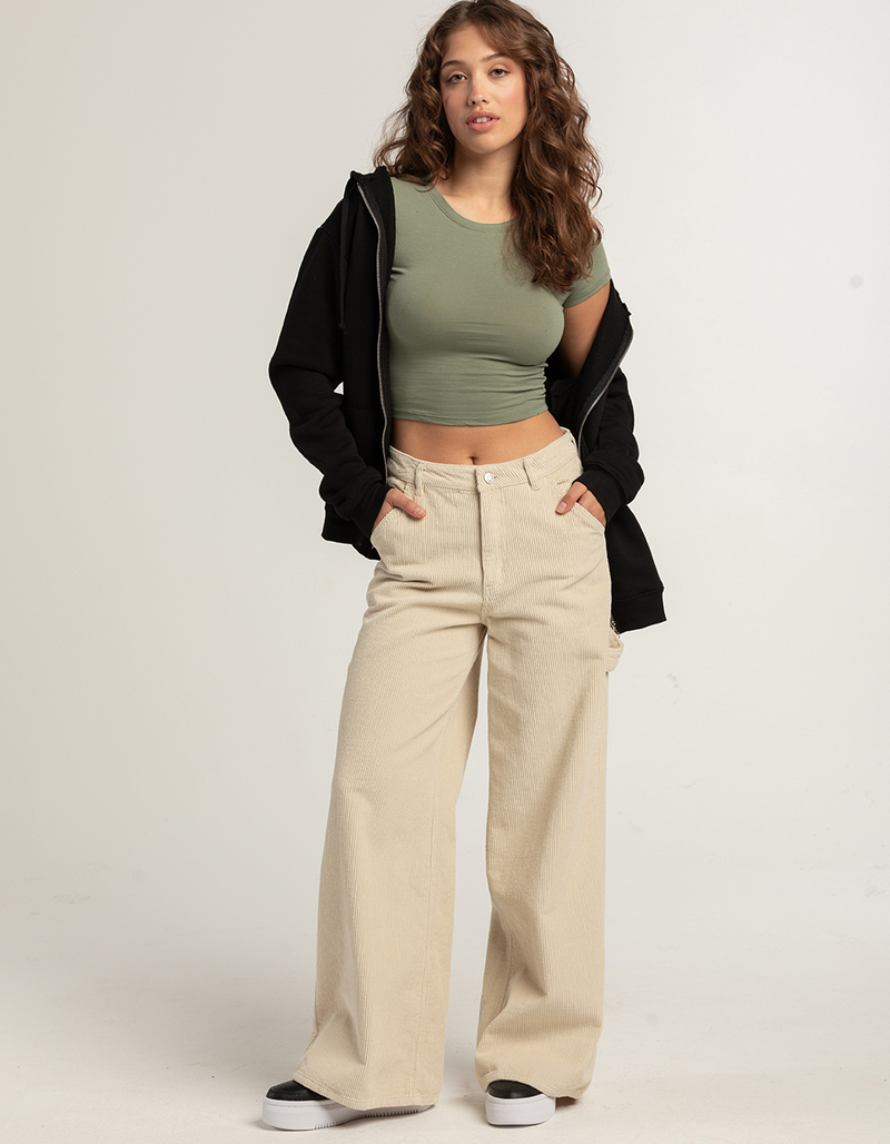 TILLYS Womens Oversized Zip-Up Hoodie image number 3