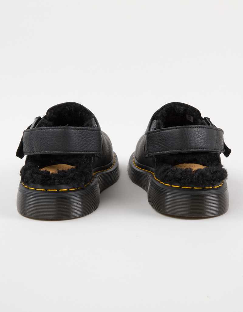 DR. MARTENS Jorge II Womens Fur Lined Slingback Mules image number 3