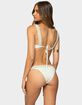 EDIKTED Enzo Crochet Bralette Bikini Top image number 3