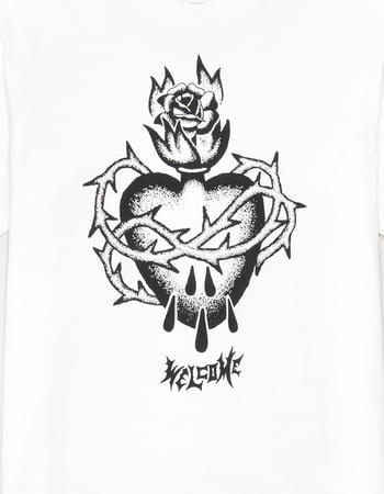 WELCOME SKATEBOARDS Hallowed Mens Boxy Tee Alternative Image