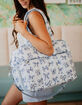 KATYDID Toile Coquette Bows Weekender with Pass-Thru Slip image number 3