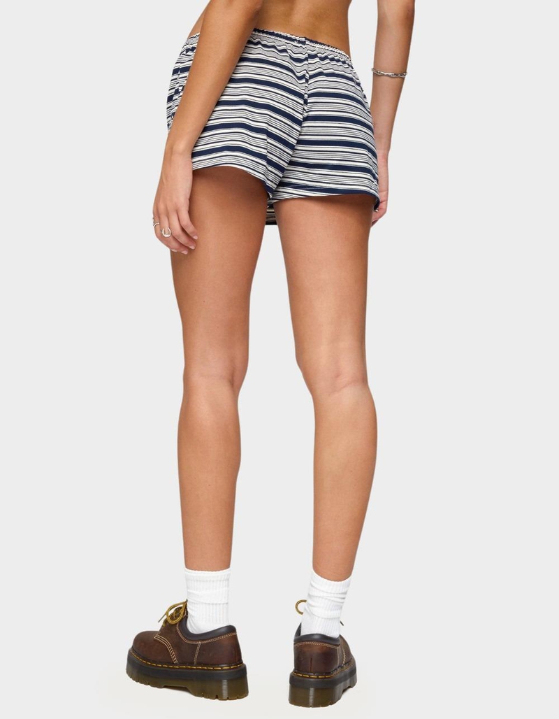 EDIKTED Glennon Striped Shorts image number 2