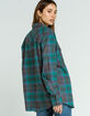 RSQ Collective Heather Womens Flannel Shirt image number 3