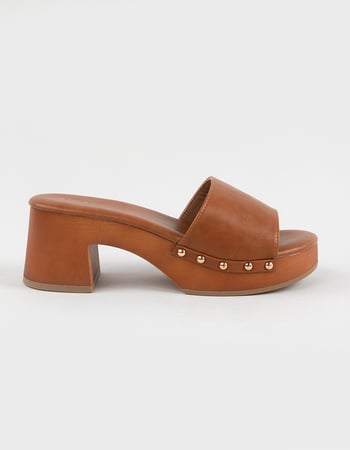 Bamboo Silveroak Womens Platform Heels Primary Image
