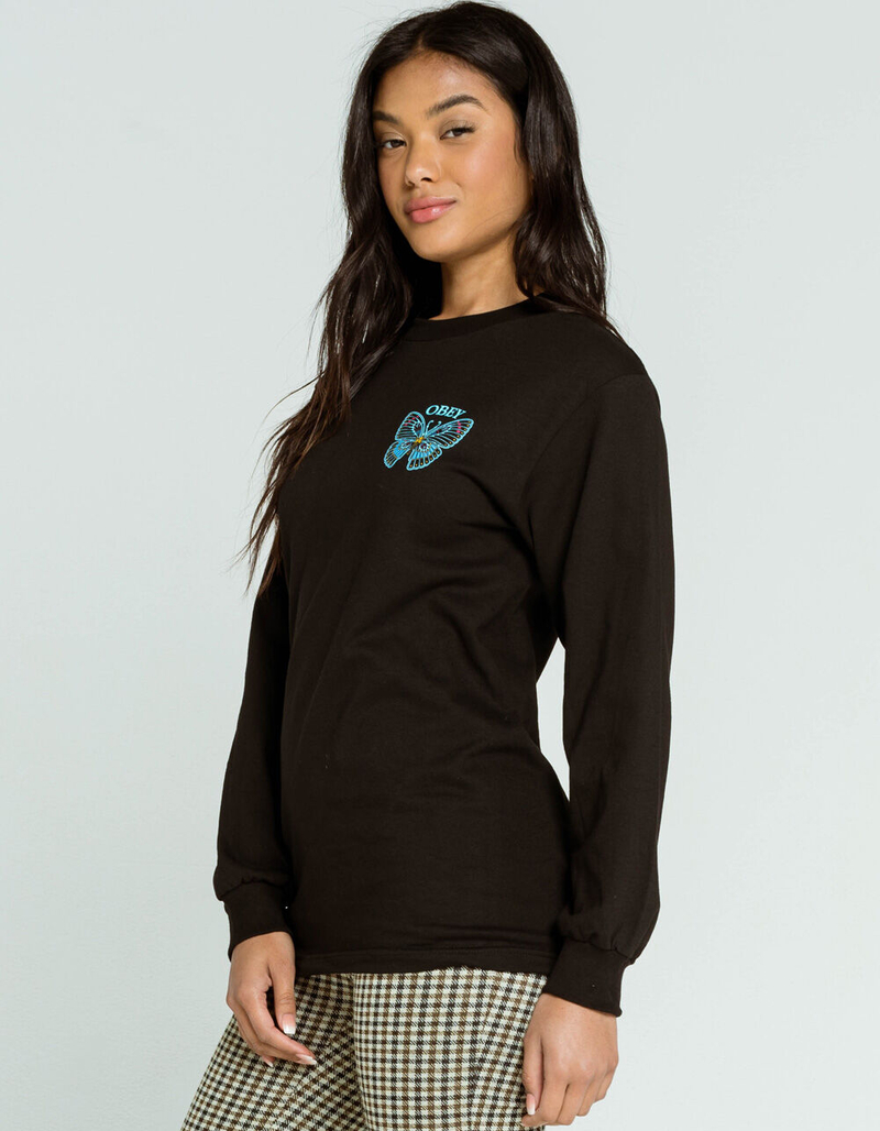 OBEY Butterfly Salvage Womens Tee image number 2