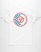 VANS Checker Circle V Mens T-Shirt image number 1