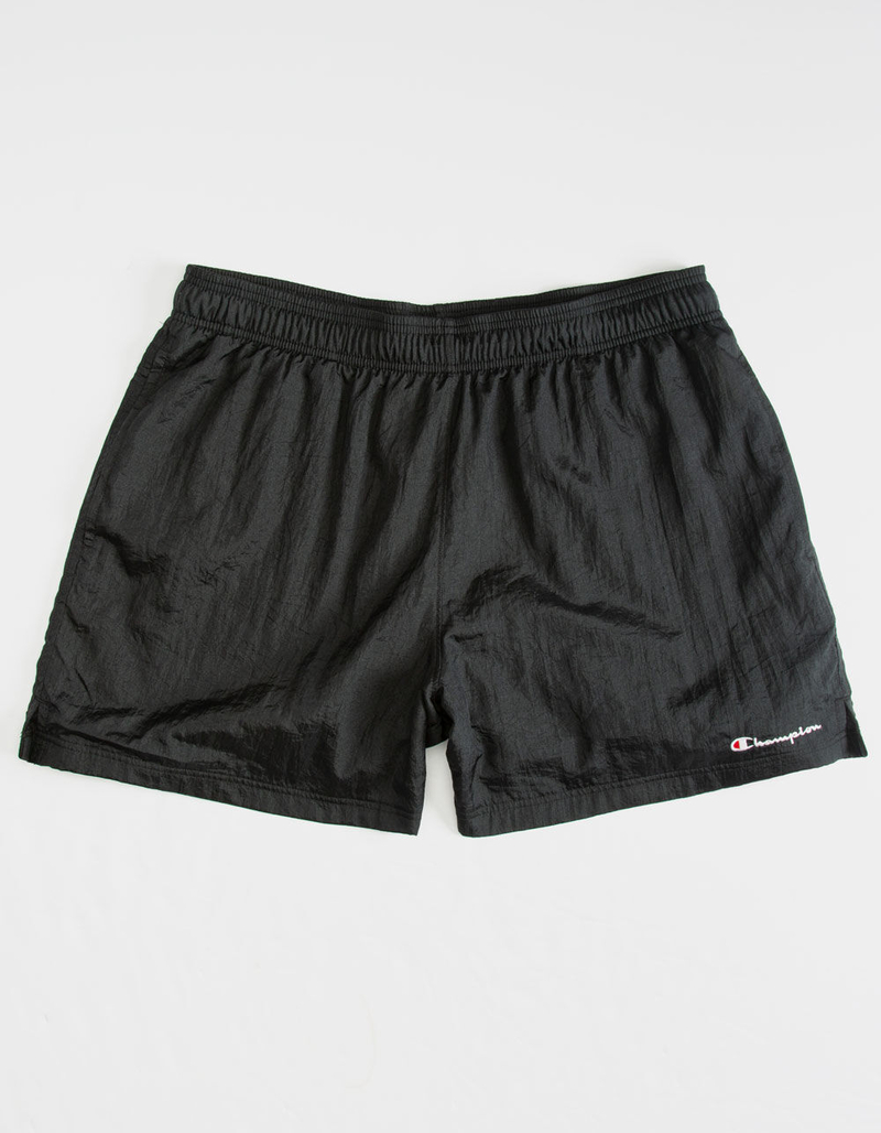 CHAMPION Nylon Black Mens Sweat Shorts image number 0