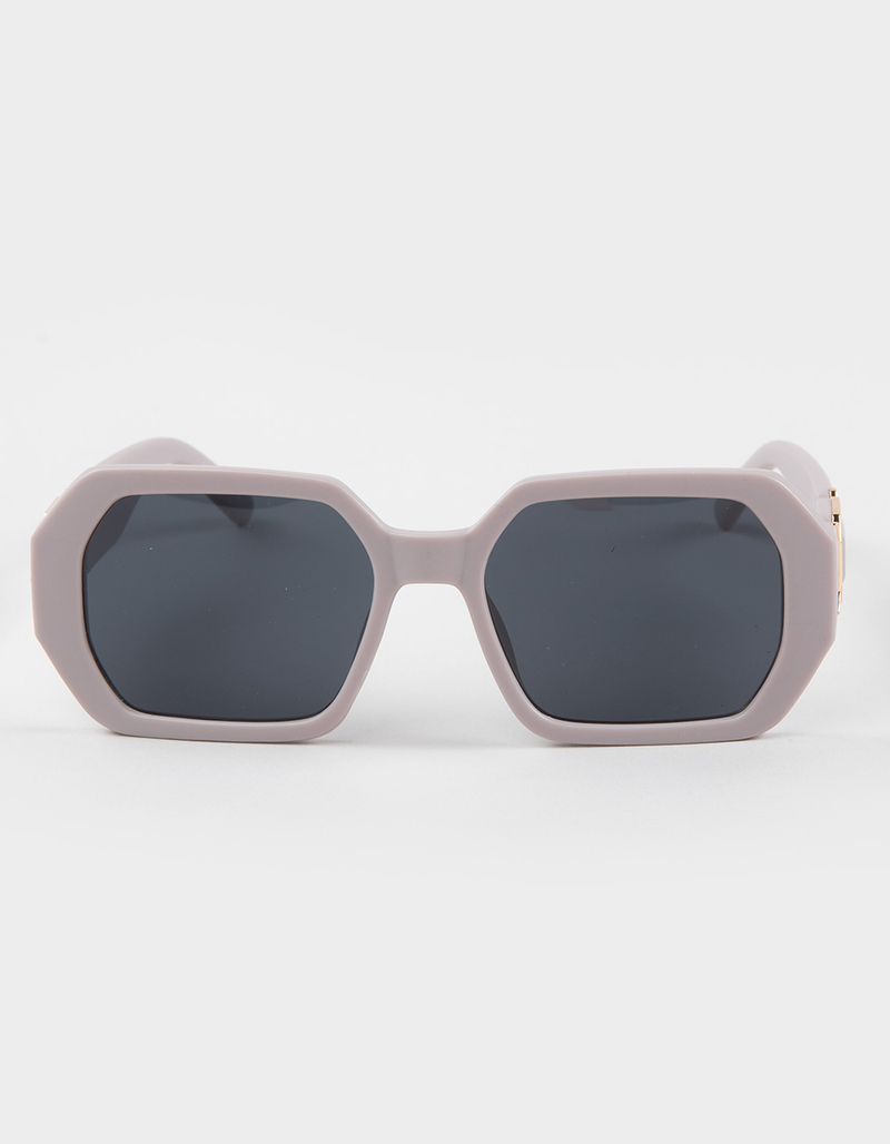 RSQ Oversized Rectangle Sunglasses image number 1