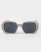 RSQ Oversized Rectangle Sunglasses image number 2