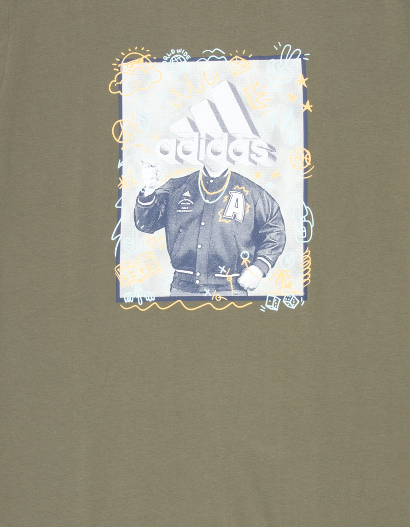 ADIDAS Doodle Mens Tee OLIVE Tillys