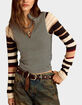 FREE PEOPLE Avery Womens Zip-Up Top image number 1