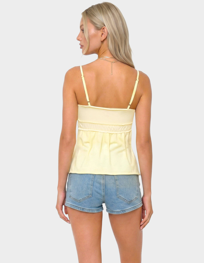 EDIKTED Zepher Lettuce Tank Top image number 2