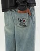 RSQ Mens Extra Baggy Embroidered Jeans image number 1