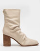 OASIS SOCIETY Ruched Womens Calf Boot image number 2
