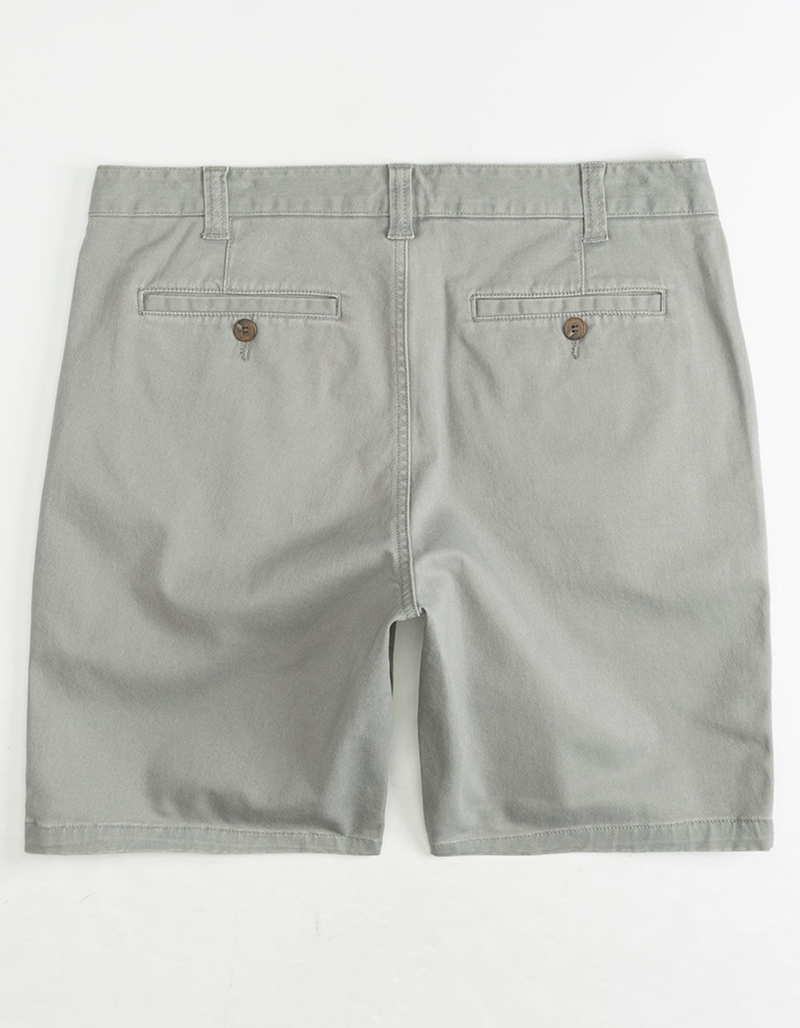 CHARLES AND A HALF Lincoln Stretch Grey Mens Shorts image number 1