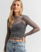 RSQ Lurex Womens Mesh Tee image number 3