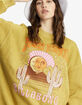 BILLABONG Ride In Womens Oversized Crewneck Sweatshirt image number 4