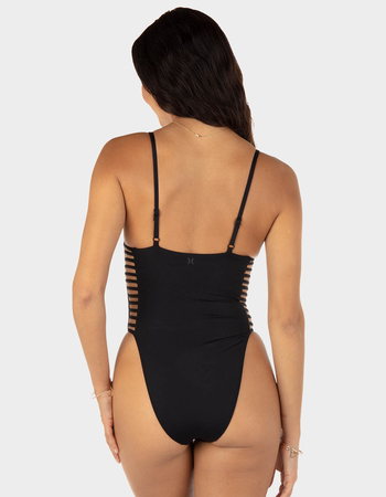HURLEY Solid Moderate Womens One Piece Swimsuit Alternative Image