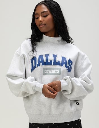 THE WILD COLLECTIVE Dallas Cowboys Womens Mock Neck Sweatshirt Primary Image