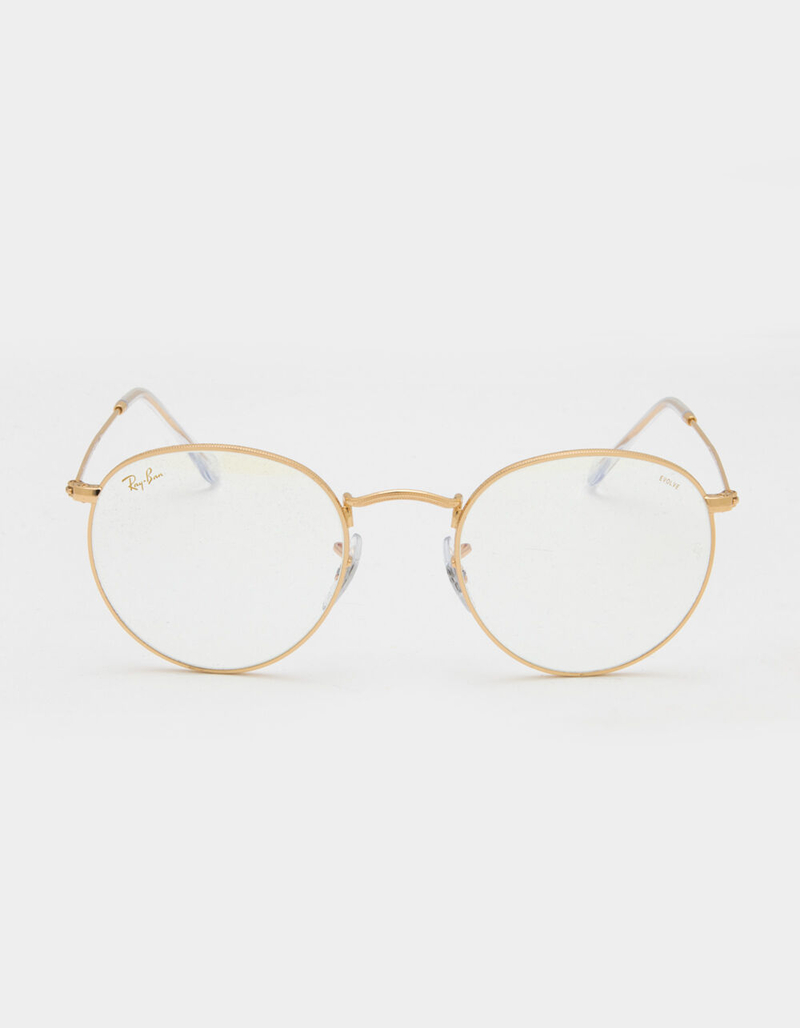 RAY BAN Round Blue-Light Evolve Sunglasses image number 1