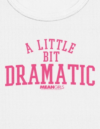 MEAN GIRLS A Little Dramatic Womens Baby Tee Alternative Image
