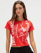 TRUE RELIGION Heritage Logo Womens Baby Tee image number 1