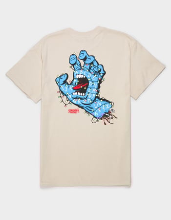SANTA CRUZ x Stranger Things Screaming Lights Mens Tee Primary Image