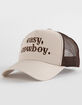 Easy, Cowboy Womens Trucker Hat image number 1