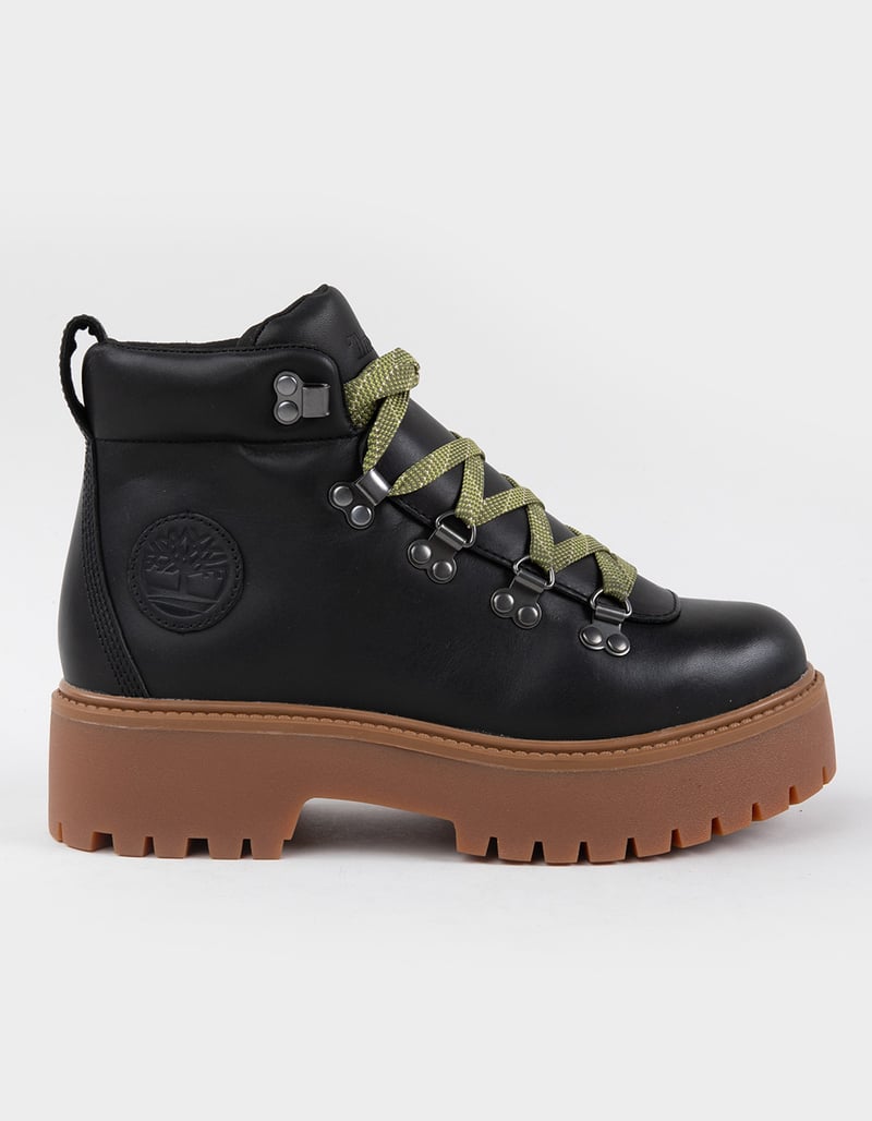 TIMBERLAND Stone Street Mid Womens Platform Hiker Boots image number 0