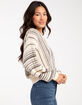 BILLABONG Mas Amor 2 V-Neck Womens Sweater image number 3