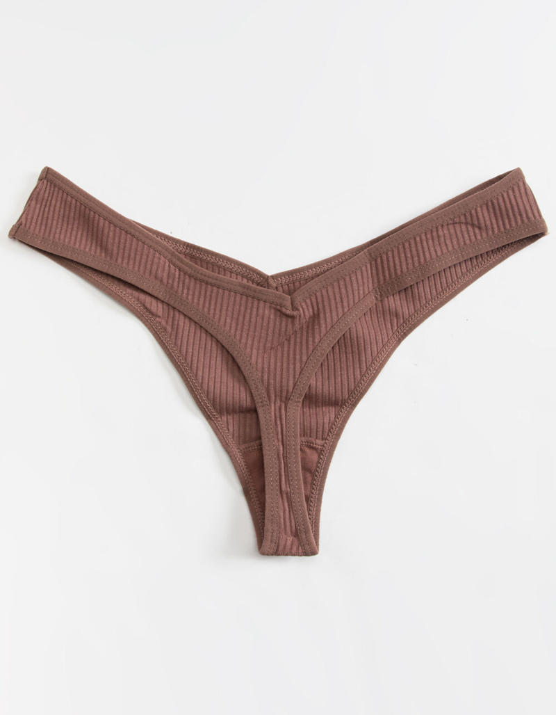 FULL TILT V Rib Thong image number 1