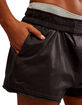 FREE PEOPLE Day To Day Womens Solid Boxer Shorts image number 3