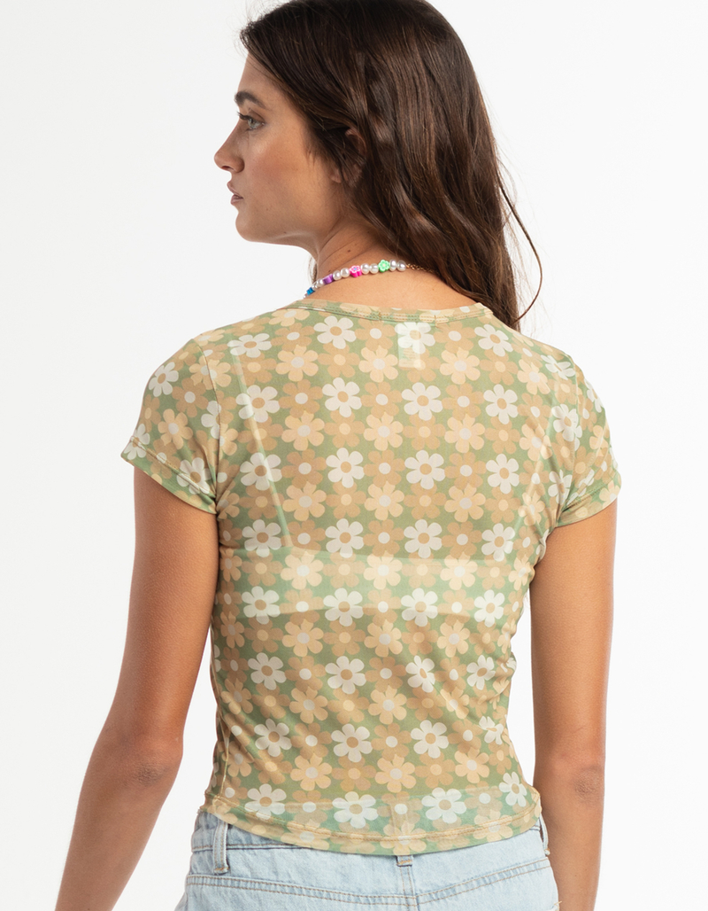 FULL TILT Daisy Womens Mesh Tee image number 2