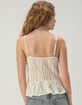 WEST OF MELROSE Womens Lace Flyaway Cami image number 2