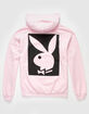 Playboy Logo Mens Pink Hoodie image number 1