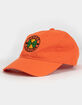 CROSS COLOURS Classic Embroidered Mens Orange Dad Hat image number 1