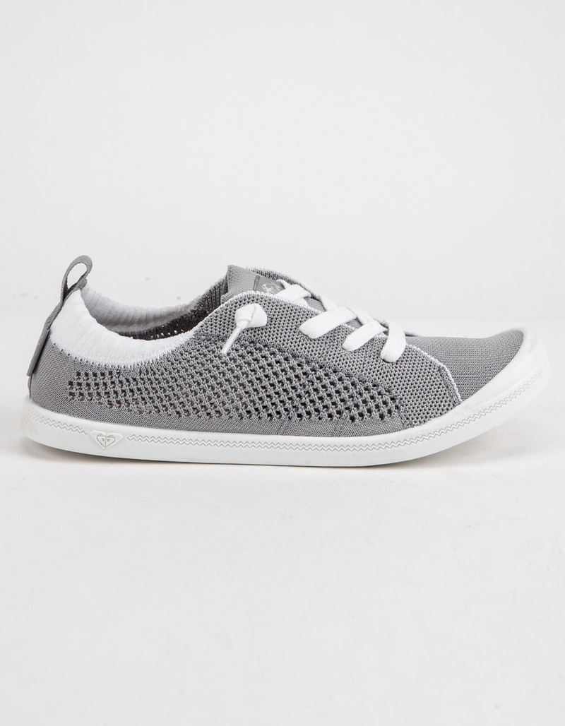 ROXY Bayshore Knit Grey Womens Shoes image number 0