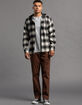 RSQ Mens Plaid Hooded Flannel image number 7
