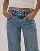 RSQ Double Button Girls Wide Leg Jeans image number 4