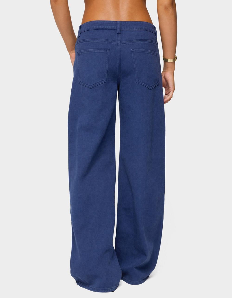 EDIKTED Daytime Low Rise Baggy Jeans image number 2