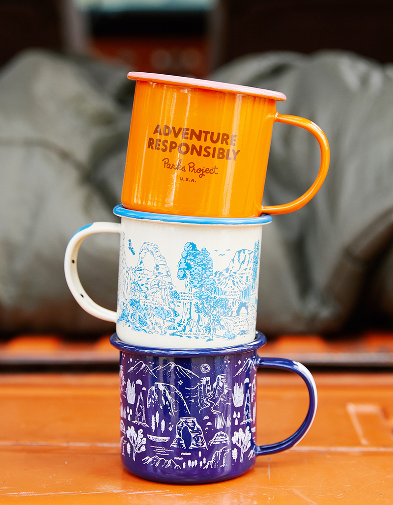PARKS PROJECT Adventure Responsibly Enamel Mug image number 2