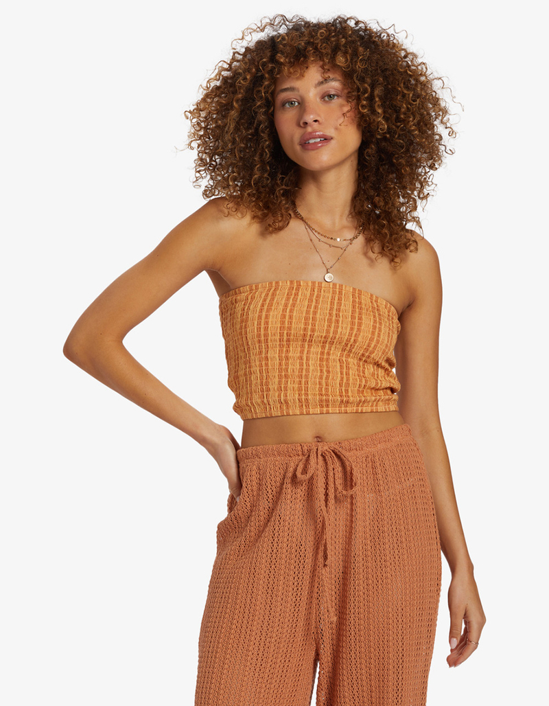 BILLABONG Keep It Simple Smocked Womens Tube Top image number 0