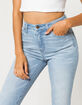 RSQ High Rise Light Wash Womens Skinny Jeans image number 2
