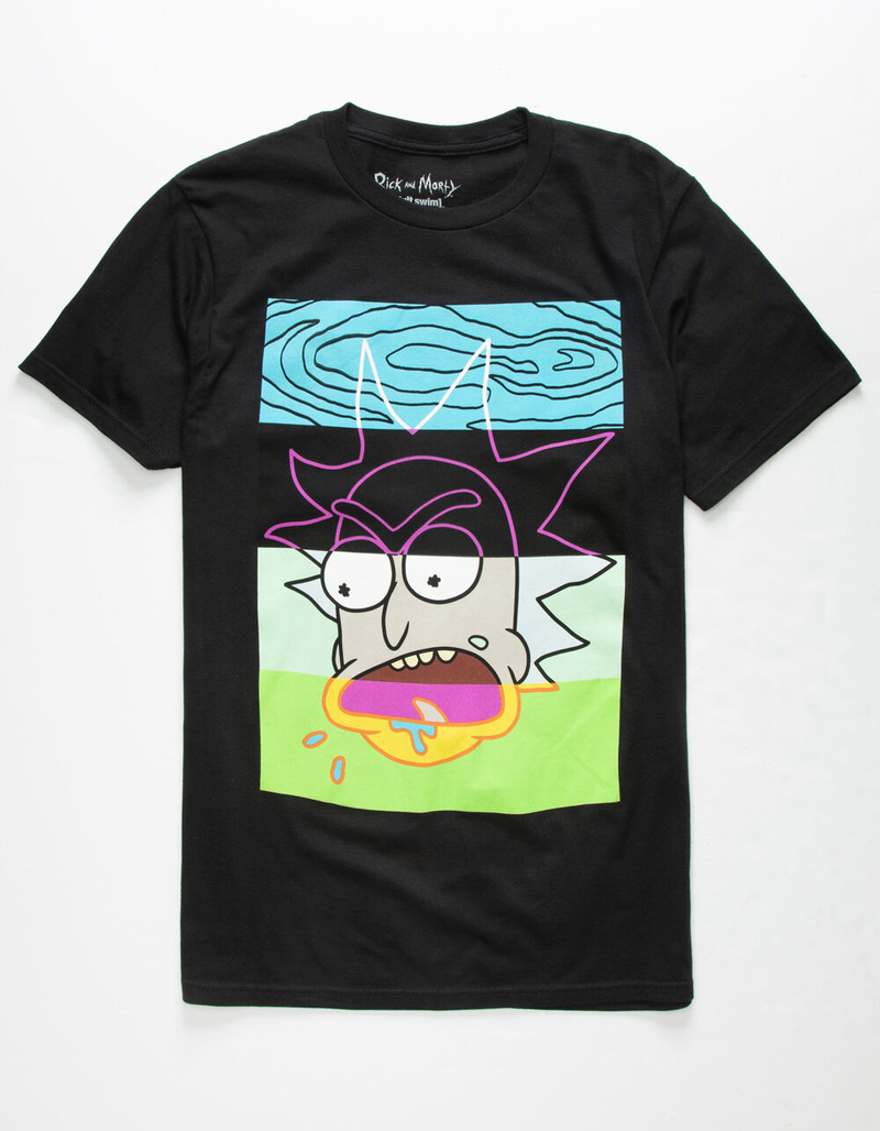 RIPPLE JUNCTION Rick & Morty Color Div Mens Tee image number 0