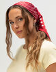 FULL TILT Polka Dot/Paisley Satin Headscarf image number 1